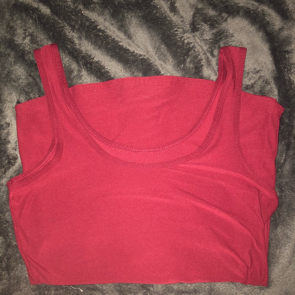 Plain Red Tank Top - Picture 3 of 3